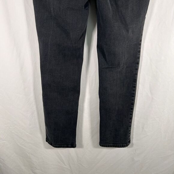 Chico's So Slimming Jeans Women's 8 Black Denim Mid Rise Cotton Blend - Picture 8 of 10